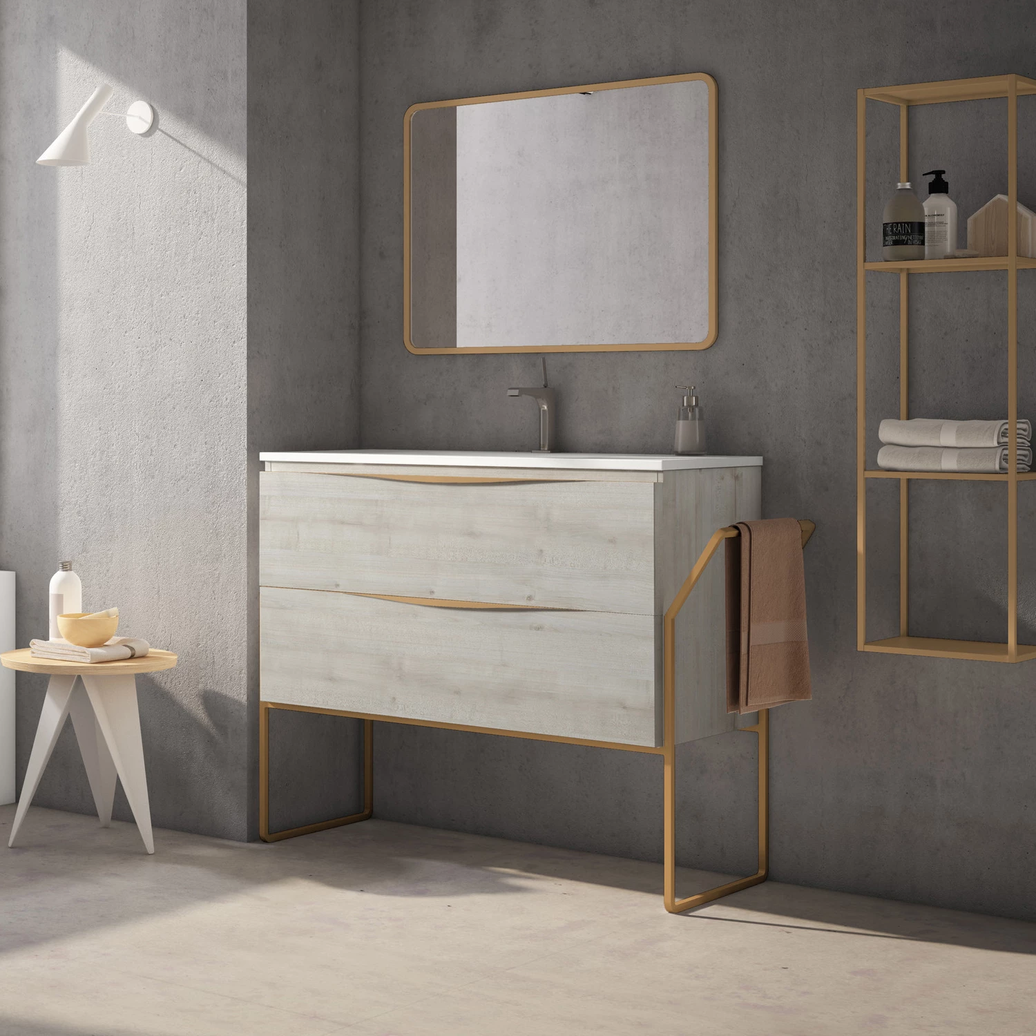 Verona Vogue Bathroom Mirror 800mm H X 600mm W - Copper 7 Verona Vogue Bathroom Mirror 800mm H X 600mm W - Copper - Image 5