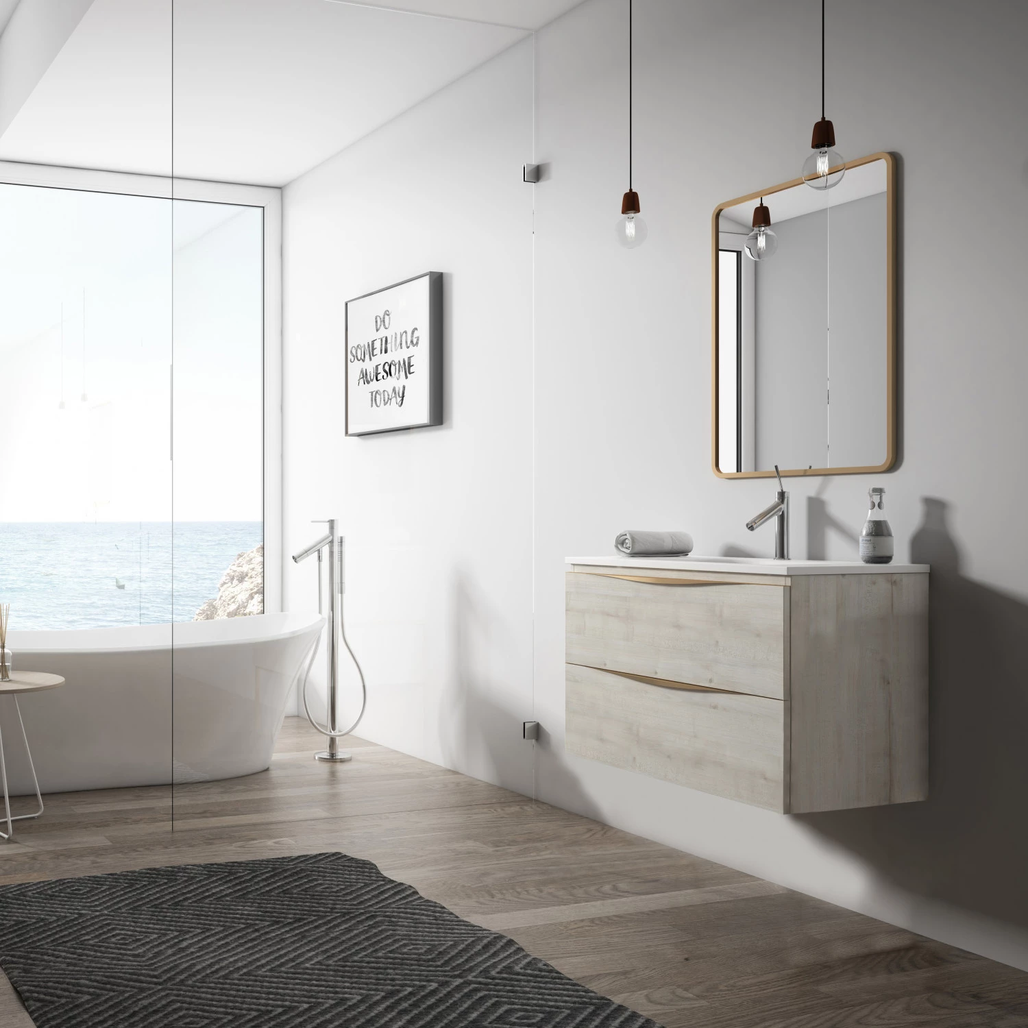 Verona Vogue Bathroom Mirror 800mm H X 600mm W - Copper 6 Verona Vogue Bathroom Mirror 800mm H X 600mm W - Copper - Image 4