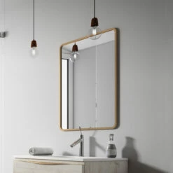 Verona Vogue Bathroom Mirror 800mm H X 600mm W - Copper 10 Verona Vogue Bathroom Mirror 800mm H X 600mm W - Copper -HEATANDPLUMB Sales verona vogue bathroom mirror vi083263 4