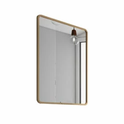 Verona Vogue Bathroom Mirror 800mm H X 600mm W - Copper