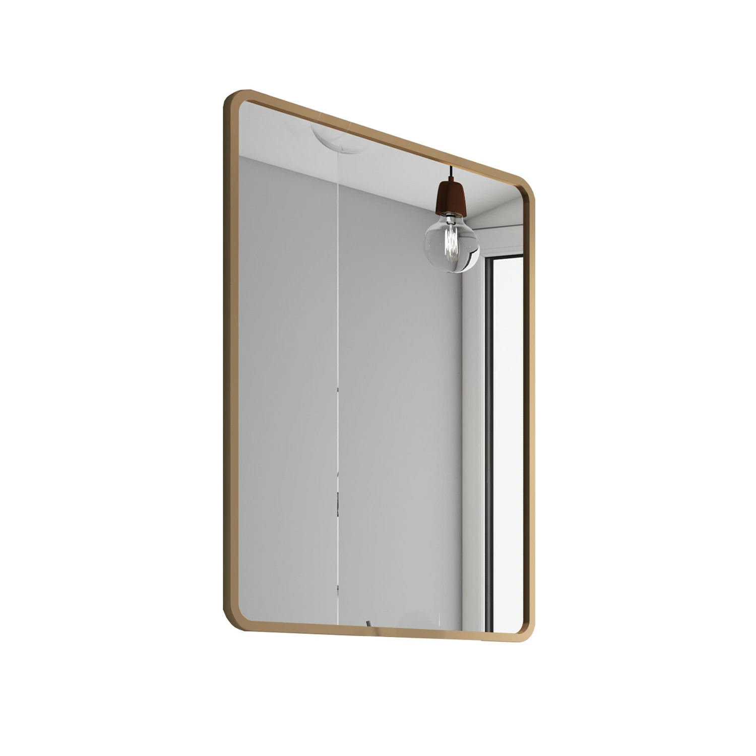 Verona Vogue Bathroom Mirror 800mm H X 600mm W - Copper 3 Verona Vogue Bathroom Mirror 800mm H X 600mm W - Copper