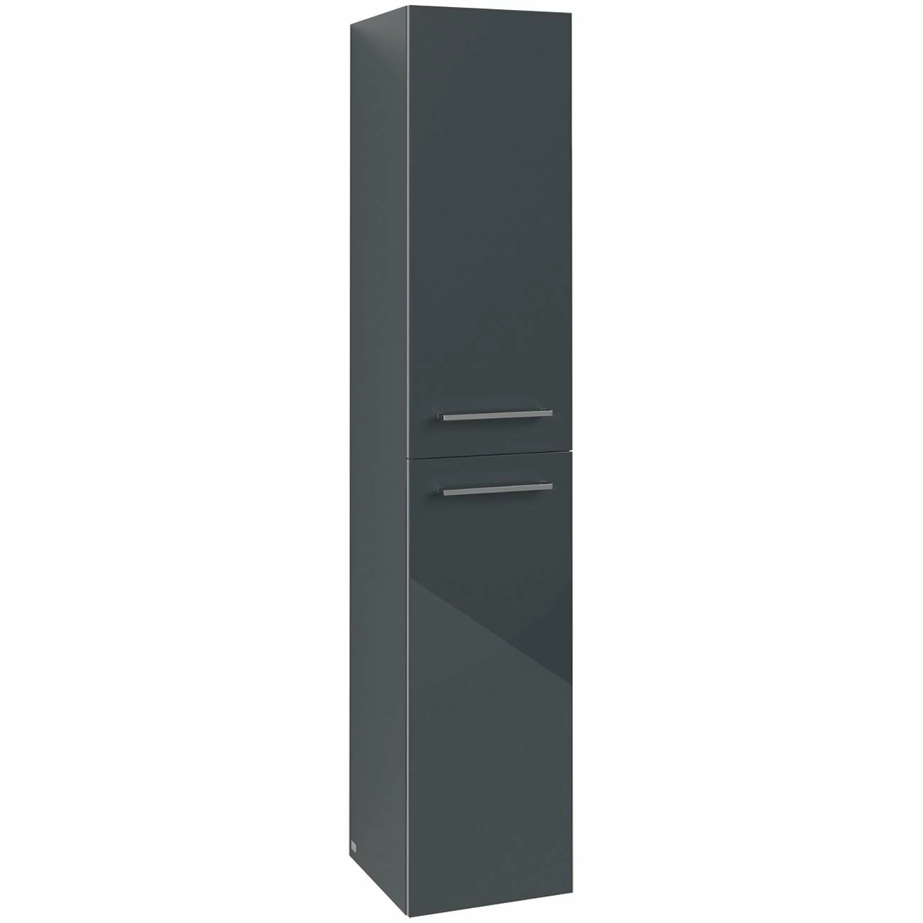 Villeroy & Boch Avento Wall Hung Tall Storage Unit RH 350mm Wide - Crystal Grey 8 Villeroy & Boch Avento Wall Hung Tall Storage Unit RH 350mm Wide - Crystal Grey - Image 6