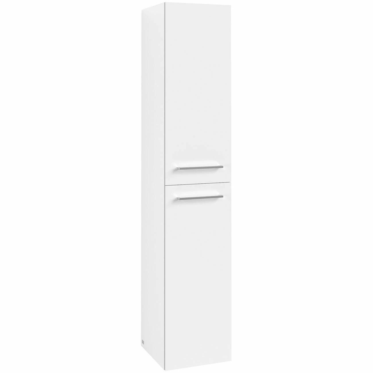 Villeroy & Boch Avento Wall Hung Tall Storage Unit LH 350mm Wide - Crystal White 7 Villeroy & Boch Avento Wall Hung Tall Storage Unit LH 350mm Wide - Crystal White - Image 5