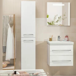 Villeroy & Boch Avento Wall Hung Tall Storage Unit RH 350mm Wide - Crystal White -HEATANDPLUMB Sales villeroy boch avento bathroom furniture a89400b4 2