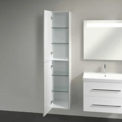 Villeroy & Boch Avento Wall Hung Tall Storage Unit LH 350mm Wide - Crystal White 14 Villeroy & Boch Avento Wall Hung Tall Storage Unit LH 350mm Wide - Crystal White -HEATANDPLUMB Sales villeroy boch avento bathroom furniture a89400b4 3