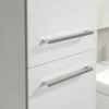 Villeroy & Boch Avento Wall Hung Tall Storage Unit LH 350mm Wide - Crystal White -HEATANDPLUMB Sales villeroy boch avento bathroom furniture a89400b4 4 1