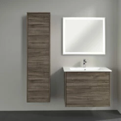 Villeroy & Boch Finero RH Tall Storage Unit 404mm Wide - Stone Oak 9 Villeroy & Boch Finero RH Tall Storage Unit 404mm Wide - Stone Oak -HEATANDPLUMB Sales villeroy boch finero bathroom furniture c53200rk 1