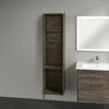 Villeroy & Boch Finero RH Tall Storage Unit 404mm Wide - Stone Oak