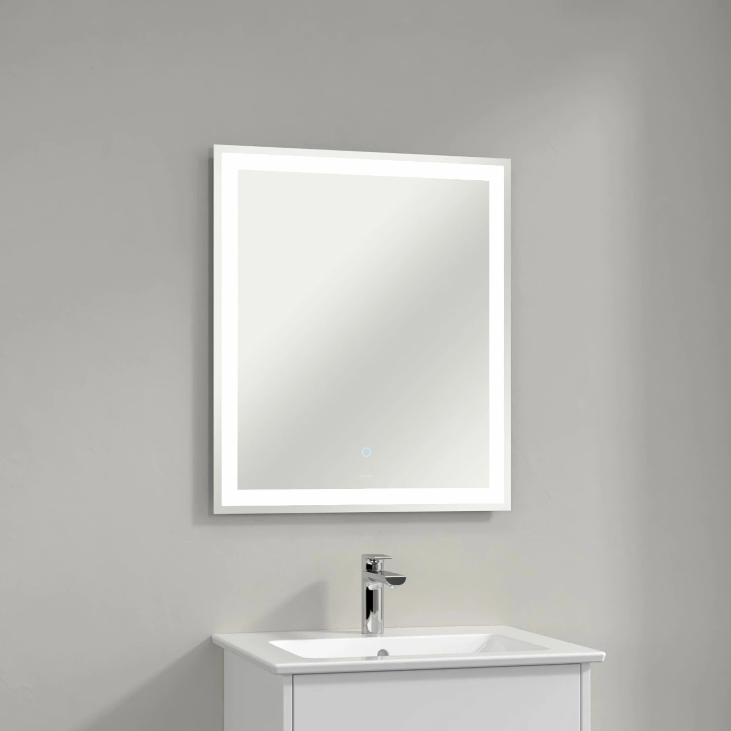 Villeroy & Boch Finero LED Bathroom Mirror 700mm H X 600mm W 3 Villeroy & Boch Finero LED Bathroom Mirror 700mm H X 600mm W