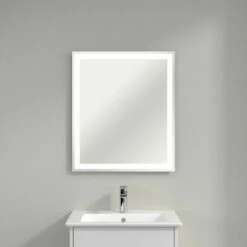 Villeroy & Boch Finero LED Bathroom Mirror 700mm H X 600mm W 12 Villeroy & Boch Finero LED Bathroom Mirror 700mm H X 600mm W -HEATANDPLUMB Sales villeroy boch finero bathroom mirror a4686000