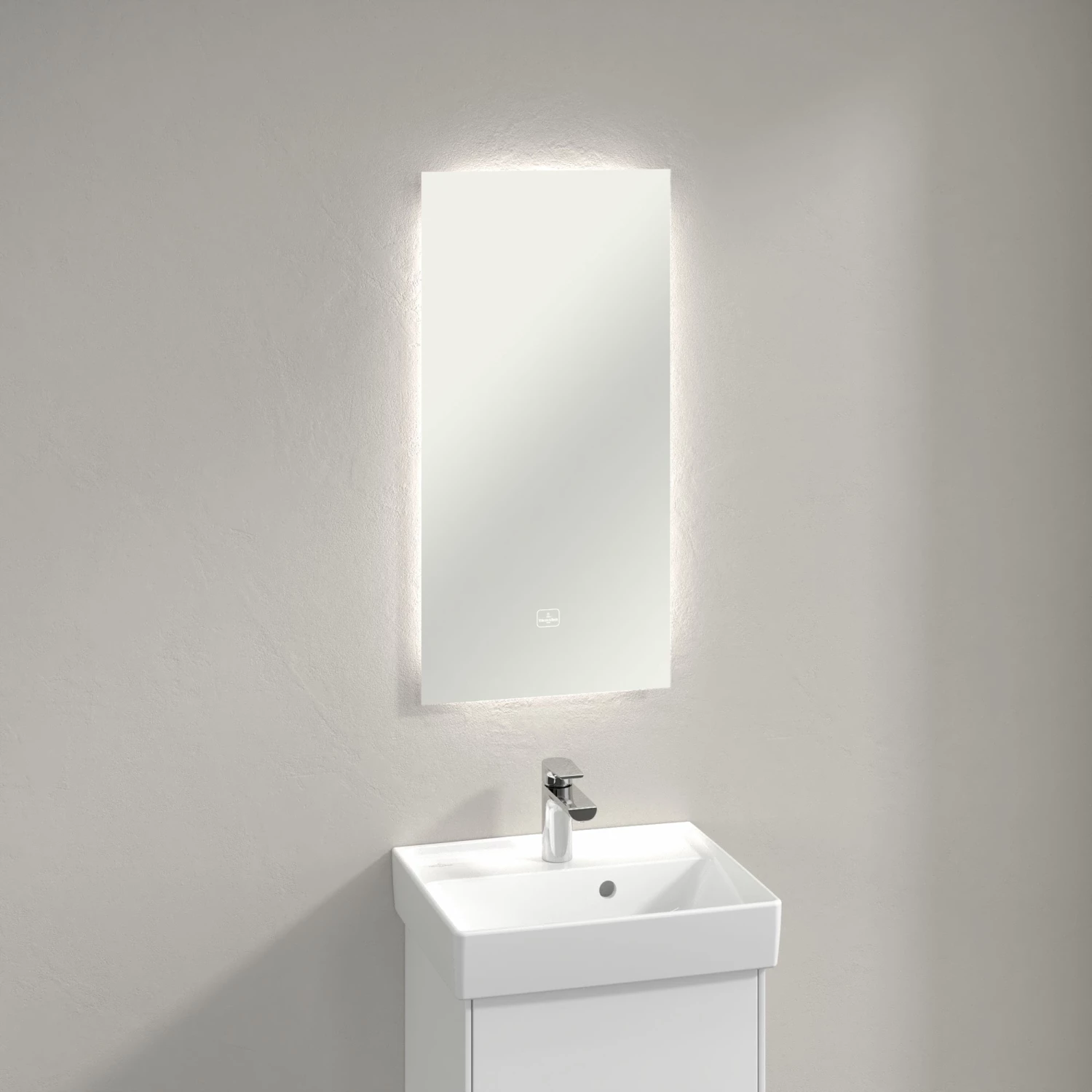 Villeroy & Boch More To See Lite LED Bathroom Mirror 750mm H X 370mm W 4 Villeroy & Boch More To See Lite LED Bathroom Mirror 750mm H X 370mm W - Image 2