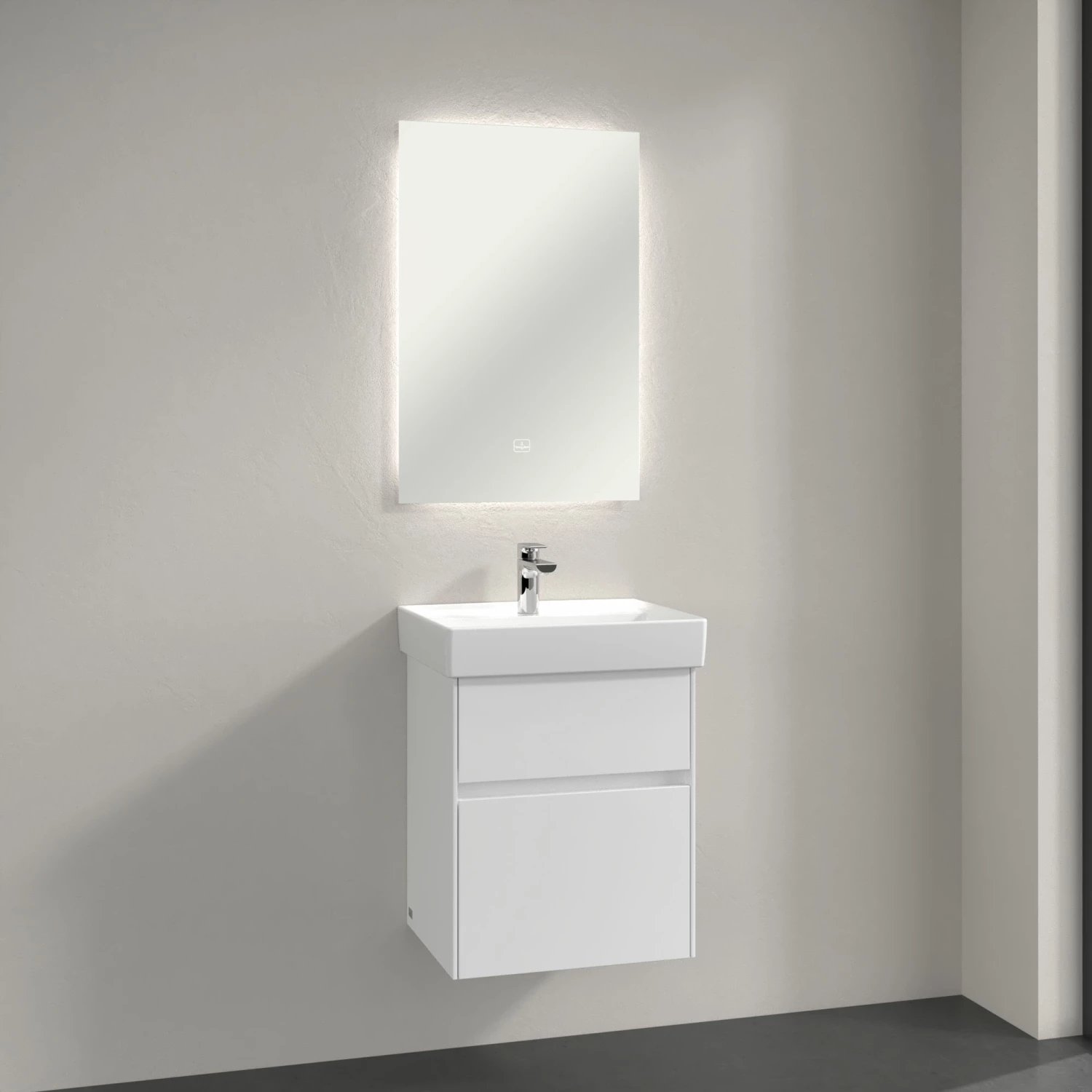 Villeroy & Boch More To See Lite LED Bathroom Mirror 750mm H X 450mm W 7 Villeroy & Boch More To See Lite LED Bathroom Mirror 750mm H X 450mm W - Image 5
