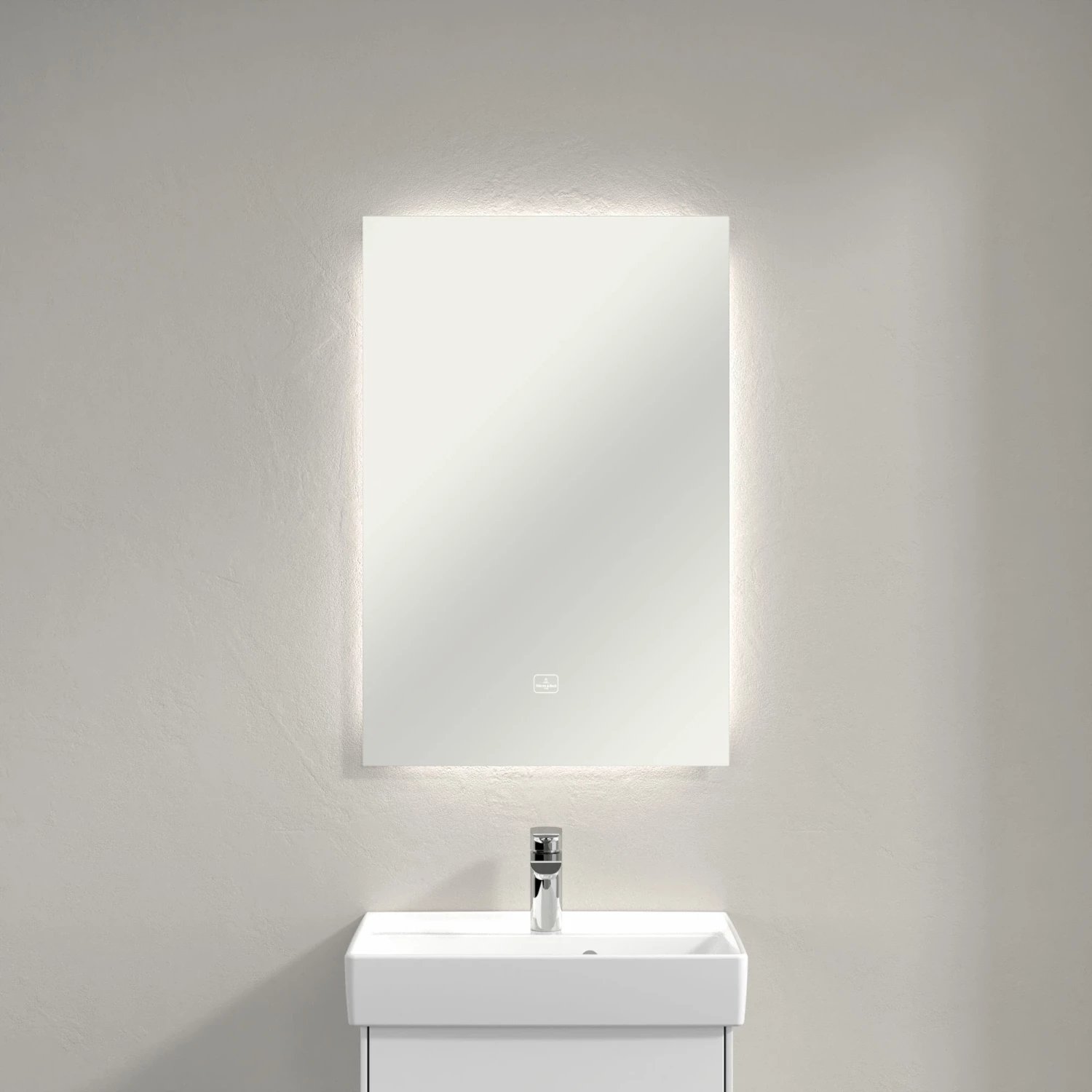 Villeroy & Boch More To See Lite LED Bathroom Mirror 750mm H X 500mm W 4 Villeroy & Boch More To See Lite LED Bathroom Mirror 750mm H X 500mm W - Image 2