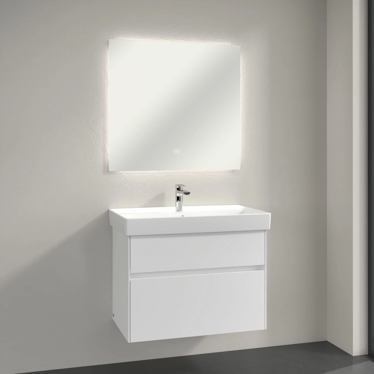 Villeroy & Boch More To See Lite LED Bathroom Mirror 750mm H X 800mm W 6 Villeroy & Boch More To See Lite LED Bathroom Mirror 750mm H X 800mm W - Image 4