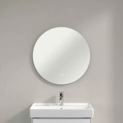 Villeroy & Boch More To See Lite LED Bathroom Mirror 850mm Diameter