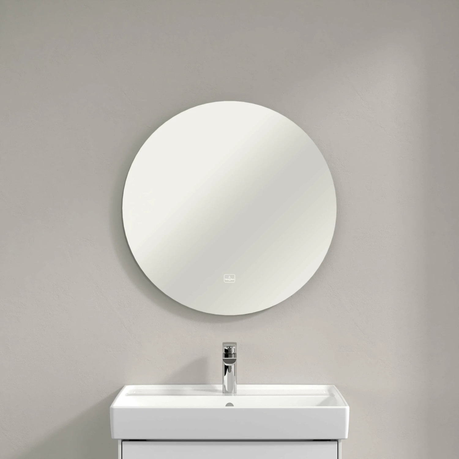 Villeroy & Boch More To See Lite LED Bathroom Mirror 850mm Diameter 3 Villeroy & Boch More To See Lite LED Bathroom Mirror 850mm Diameter