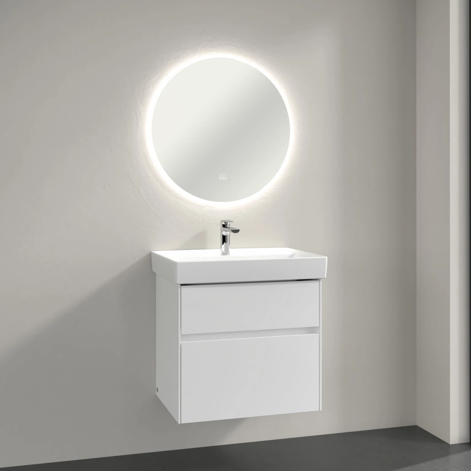 Villeroy & Boch More To See Lite LED Bathroom Mirror 650mm Diameter 6 Villeroy & Boch More To See Lite LED Bathroom Mirror 650mm Diameter - Image 4