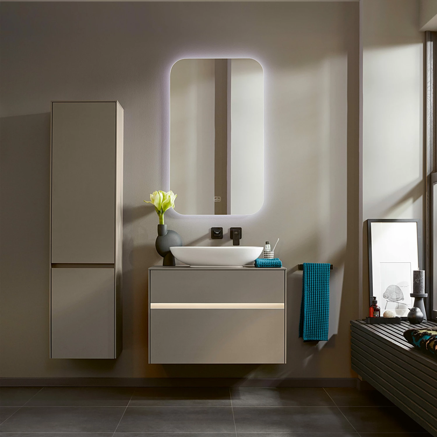 Villeroy & Boch More To See Lite LED Bathroom Mirror 1000mm H X 600mm W 7 Villeroy & Boch More To See Lite LED Bathroom Mirror 1000mm H X 600mm W - Image 5