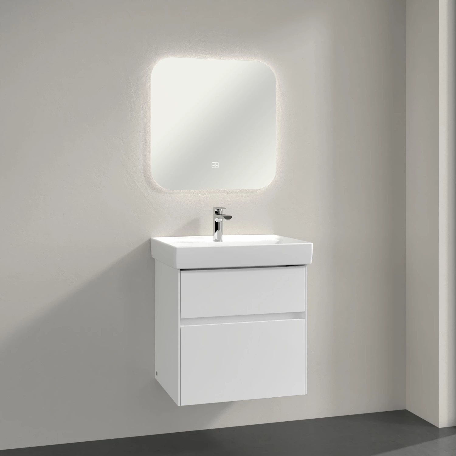 Villeroy & Boch More To See Lite LED Bathroom Mirror 800mm Diameter 6 Villeroy & Boch More To See Lite LED Bathroom Mirror 800mm Diameter - Image 4