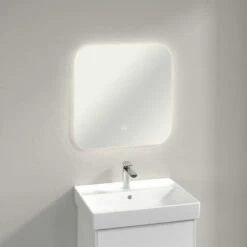 Villeroy & Boch More To See Lite LED Bathroom Mirror 800mm Diameter