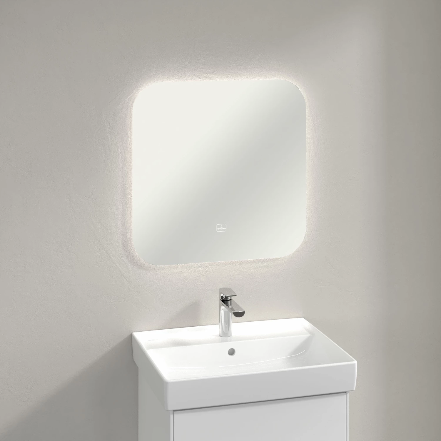 Villeroy & Boch More To See Lite LED Bathroom Mirror 800mm Diameter 3 Villeroy & Boch More To See Lite LED Bathroom Mirror 800mm Diameter