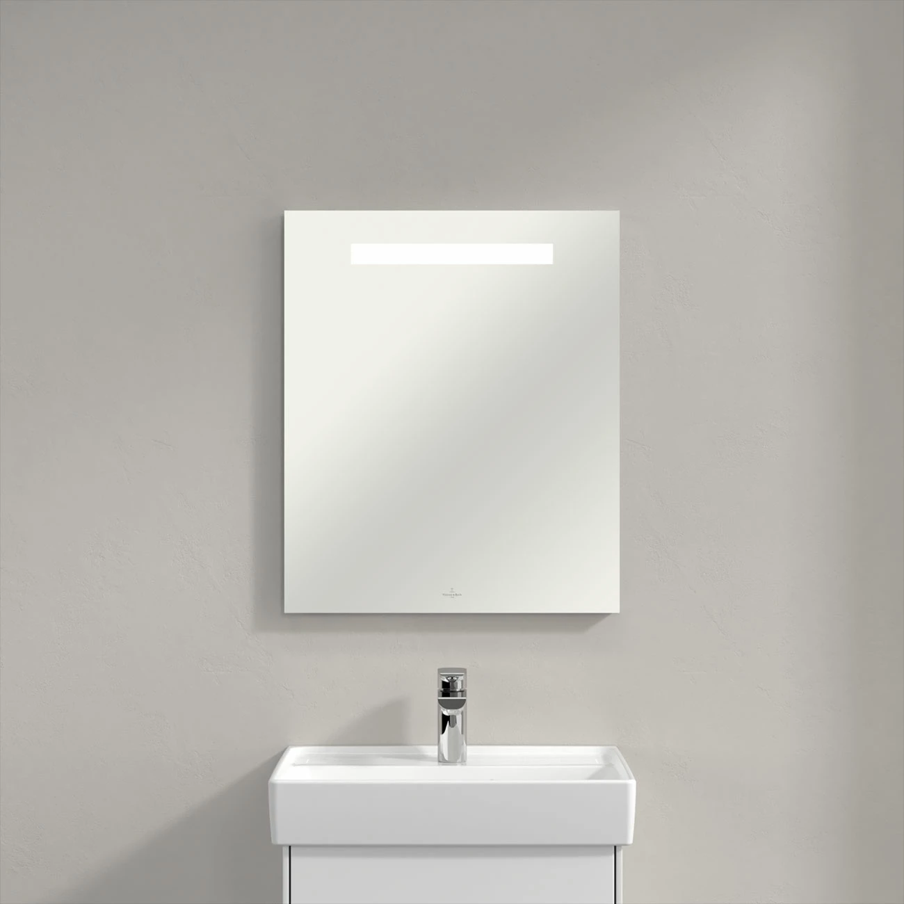 Villeroy & Boch More To See One LED Bathroom Mirror 600mm H X 500mm W 7 Villeroy & Boch More To See One LED Bathroom Mirror 600mm H X 500mm W - Image 5