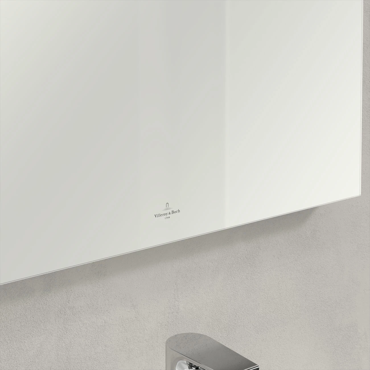 Villeroy & Boch More To See One LED Bathroom Mirror 600mm H X 500mm W 4 Villeroy & Boch More To See One LED Bathroom Mirror 600mm H X 500mm W - Image 2