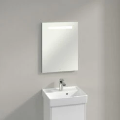 Villeroy & Boch More To See One LED Bathroom Mirror 600mm H X 450mm W