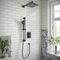 Villeroy & Boch Universal Dual Concealed Mixer Shower With Shower Kit And Square Fixed Head - Matt Black 15 Villeroy & Boch Universal Dual Concealed Mixer Shower With Shower Kit And Square Fixed Head - Matt Black -HEATANDPLUMB Sales villeroy boch universal complete mixer shower vbsspack16 1
