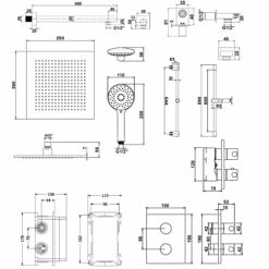 Villeroy & Boch Universal Dual Concealed Mixer Shower With Shower Kit And Square Fixed Head - Matt Black 11 Villeroy & Boch Universal Dual Concealed Mixer Shower With Shower Kit And Square Fixed Head - Matt Black -HEATANDPLUMB Sales villeroy boch universal complete mixer shower vbsspack16